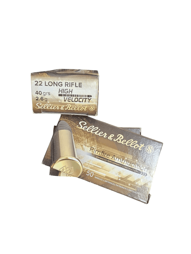 S&B - Sellier & Bellot .22LR HV – 40 grs