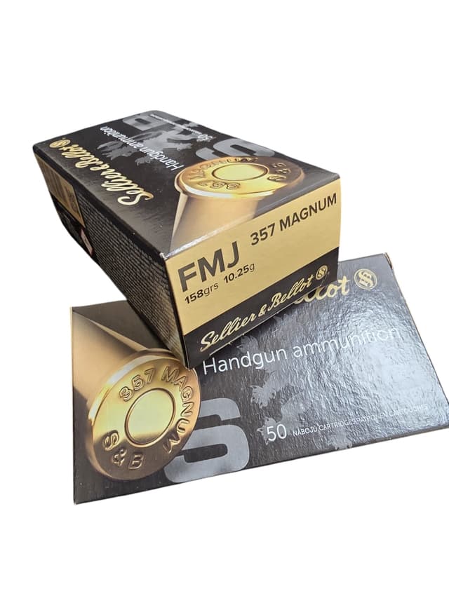 Amunicja S&B - Sellier & Bellot .357 Magnum FMJ – 158 grs