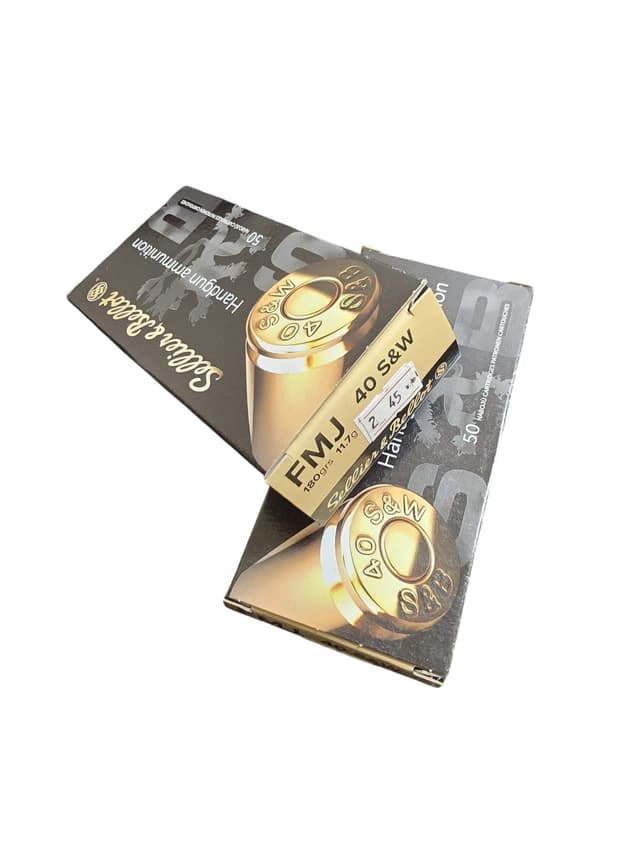 Amunicja S&B - Sellier & Bellot .40 S&W FMJ – 180 grs