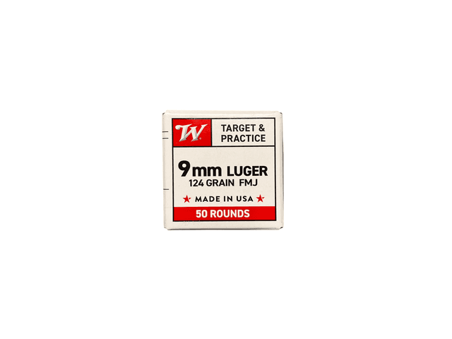 Amunicja Winchester 9mm Luger w opakowaniu 50 sztuk dostępna w sklepie w Borowej.